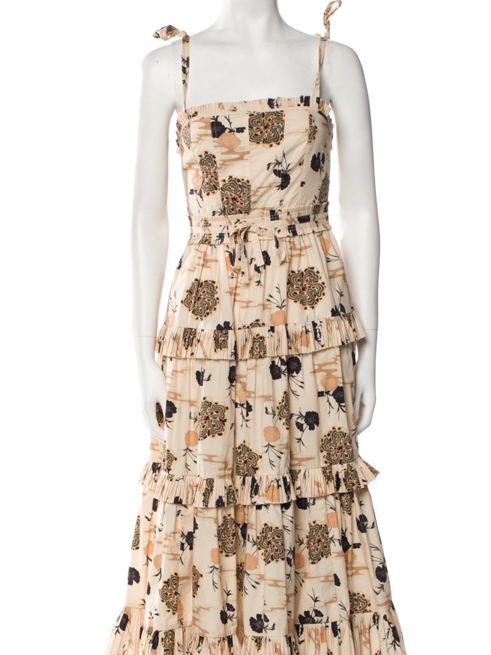 Ulla Johnson Floral Midi Dress